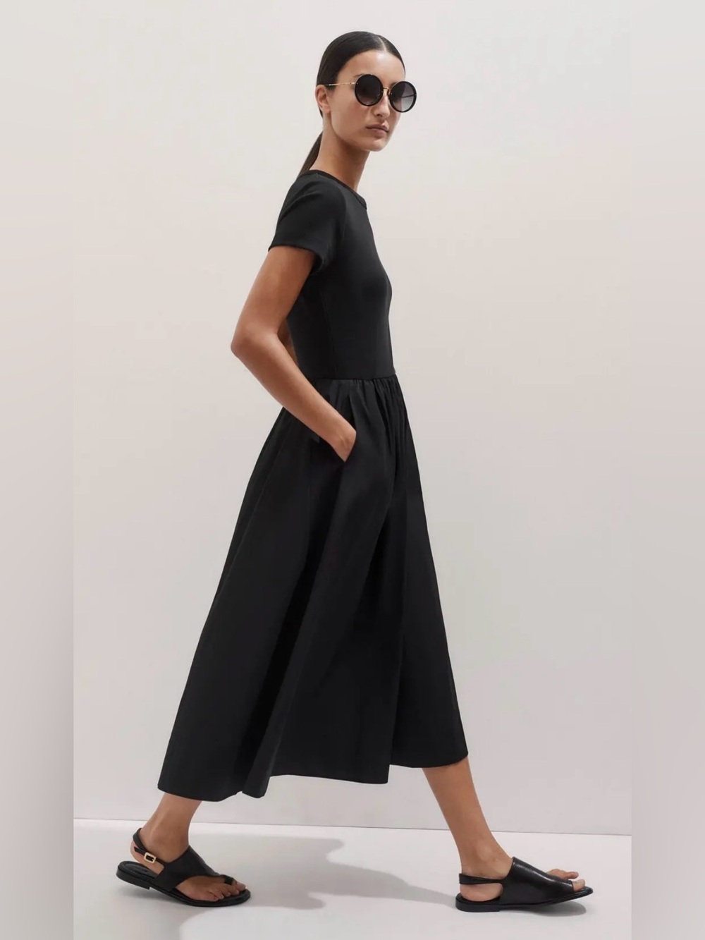NWOT - Me+Em Rib Tee Midi Dress - Picture 5 of 11